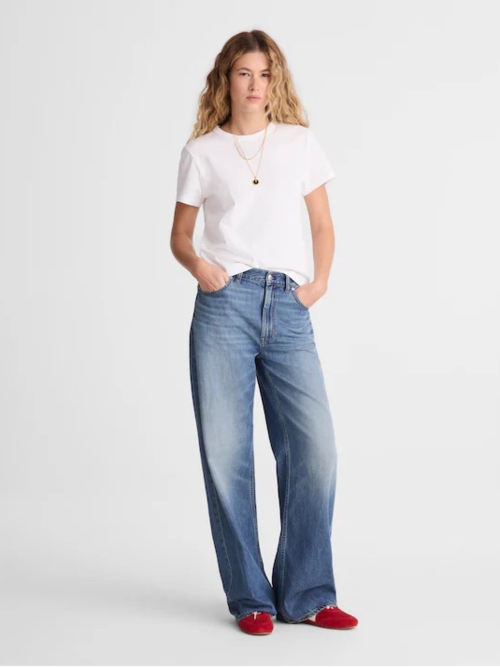 Madewell Low Slung Baggy Jeans Size 29